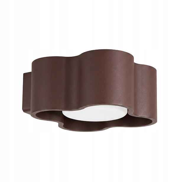 Sollux Lighting nástěnné svítidlo Ovio hnědá obláček 1xGX53 10W