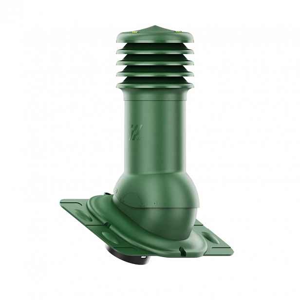 Větrací komín HiVent univerzální, 150 mm, nezateplený, zelený