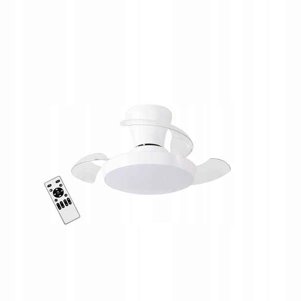 Led stropní ventilátor Viago 18W+22W 2880lm s tichým dálkovým ovládáním, bílý Vimn
