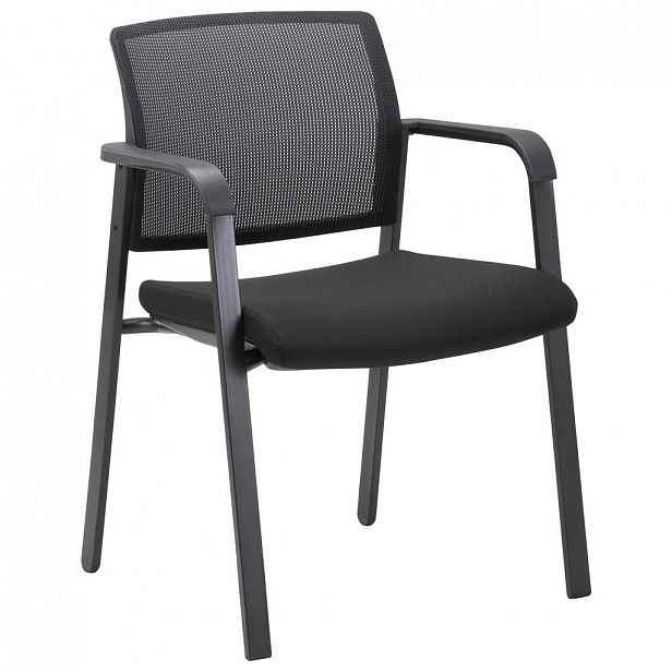ŽIDLE PRO NÁVŠTĚVY Xora - Konferenční židle - černá  57/81/54 CM