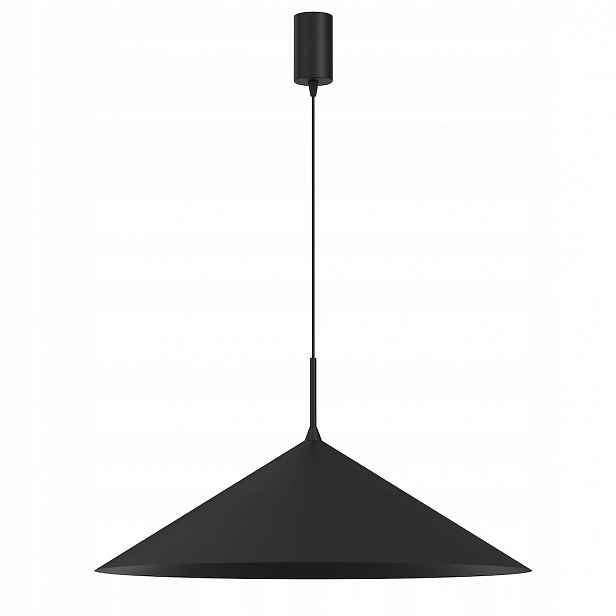 Závěsná lampa Milagro Capital černá kovová 60 cm 1xGX53 nastavitelná