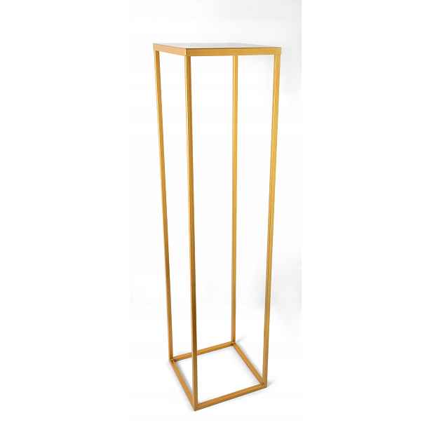 Stojan Držák Na Květináč Loft Kovový Zlatý Pevný 100 cm