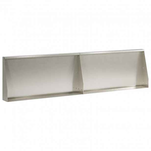 vidaXL Opěrná zeď 2 ks 80 x 12 x 30 cm Nerezová ocel Stříbrná