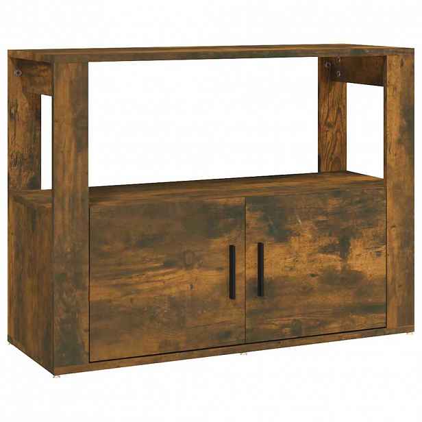 vidaXL Příborník kouřový dub 80x30x60 cm kompozitní dřevo