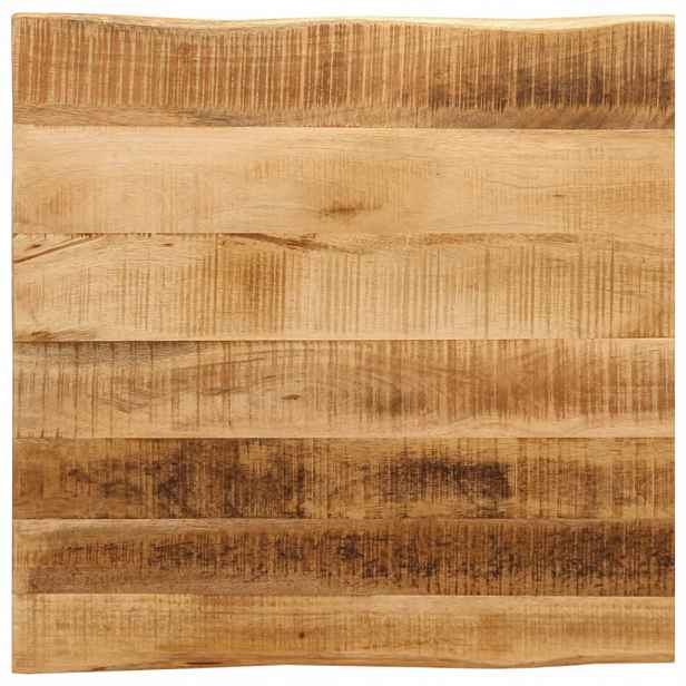 vidaXL Stolní deska živá hrana 60x60x3,8 cm masivní hrubý mangovník