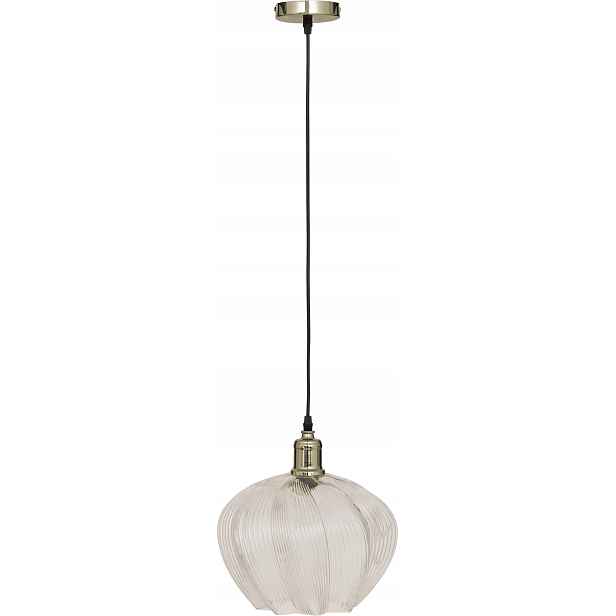 Závěsná Lampa Ze Skla Ø 27,5 CM Průhledné Sklo E14 40W