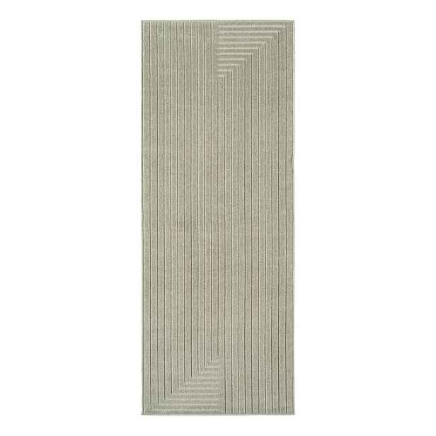 Zelený vnitřní a venkovní běhoun 80x250 cm Nova 1202 – Ayyildiz Carpets