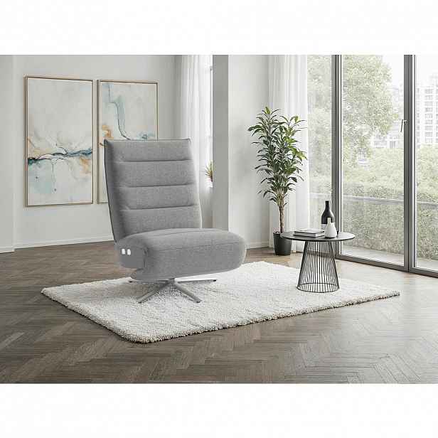 Sit & More RELAXAČNÍ KŘESLO, textil, šedá