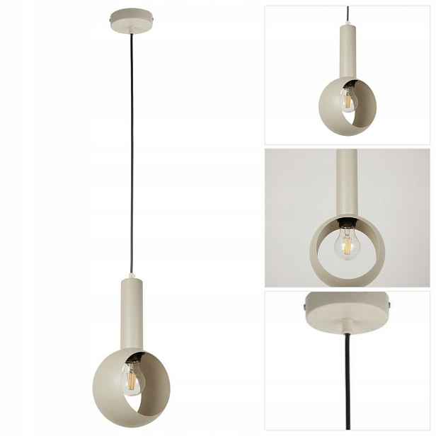 Šedá závěsná lampa Vitrum moderní nad jídelní stůl Sigma Lighting