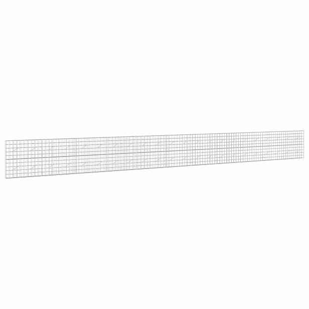 vidaXL Gabion s drátem 5 mm a síťkou 10x10 cm 1100x10x100 cm