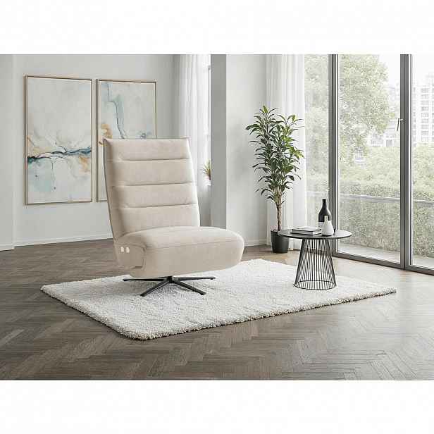 Sit & More RELAXAČNÍ KŘESLO, textil, barvy stříbra