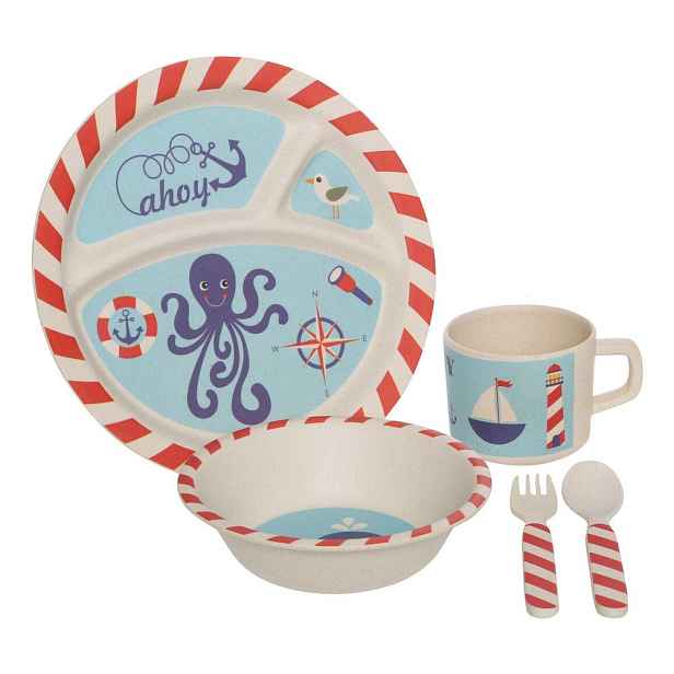 Bambusová dětská jídelní sada 5 ks Eden – Premier Housewares