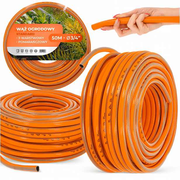 Hadice 3-vrstvová srolovatelná 3/4" 20 m Ry