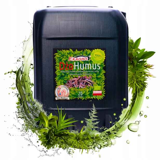 Hnojivo BioHumus přírodní ekologické pro žížaly 20 l Polský Výrobce