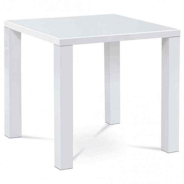 Jídelní stůl Autronic 80x80 cm bílá MDF AT-3005 WT