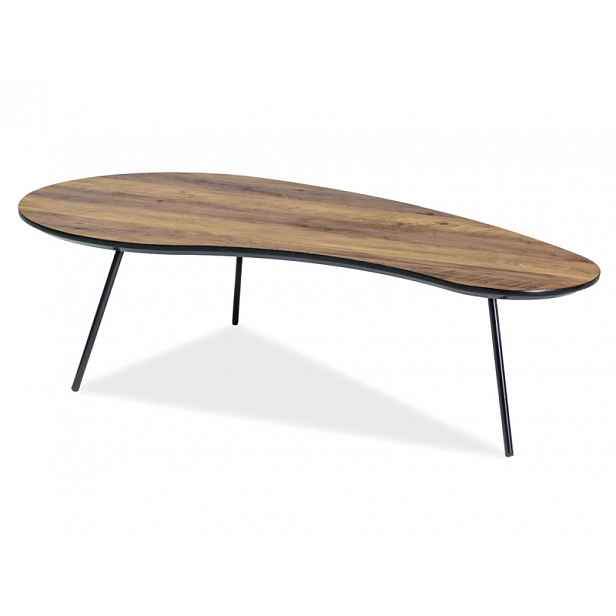 Konferenční stolek s deskou v dekoru ořech ENVO 122X67X35