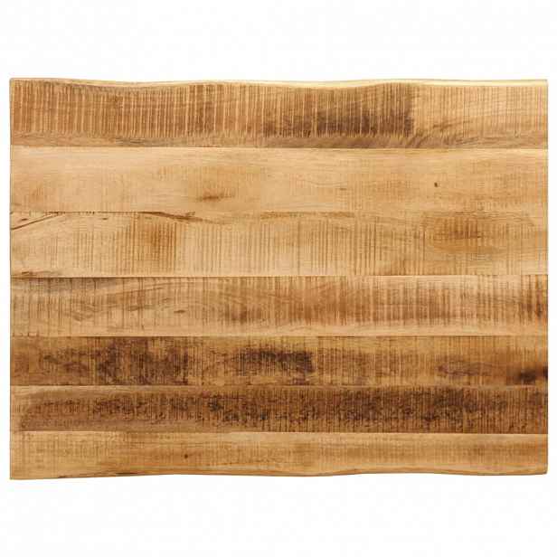 vidaXL Stolní deska živá hrana 80x60x3,8 cm masivní hrubý mangovník