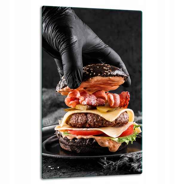 7v1 Skleněná Deska Panelová Deska 30x52 Hamburger