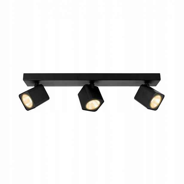 Aveiro Černá Moderní lampa 3 Nastavitelné Led světlomety 15W 4000K