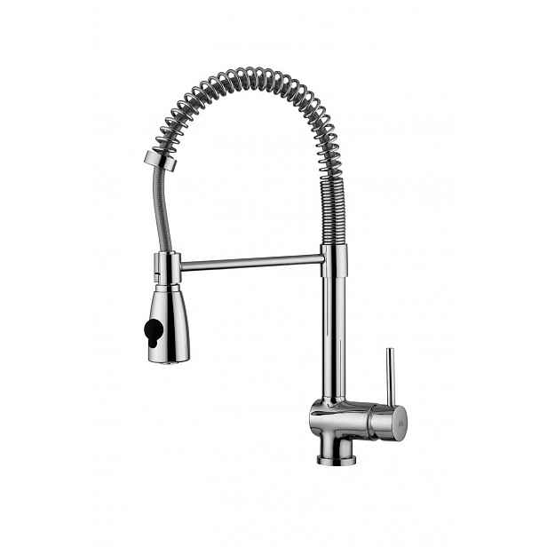 Dřezová baterie Paffoni Stick s otočným ramínkem, 2 proudy chrom SK178CR