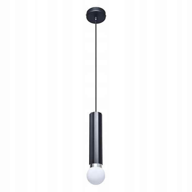 Italux Závěsná lampa Macera Černá Písková E27 40W Moderní