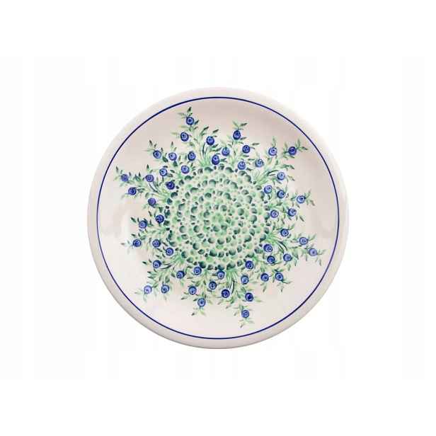 Jídelní talíř 24 cm Bolesławiec vzor D-1208 1208 bobule druh 1