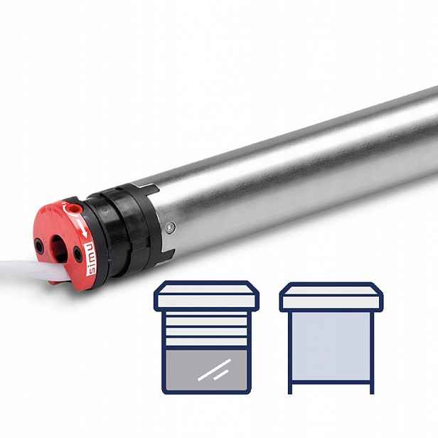 Motor pro rolety Simu T3.5 9/16 230/50 Kabel 2,5 m, 485 mm