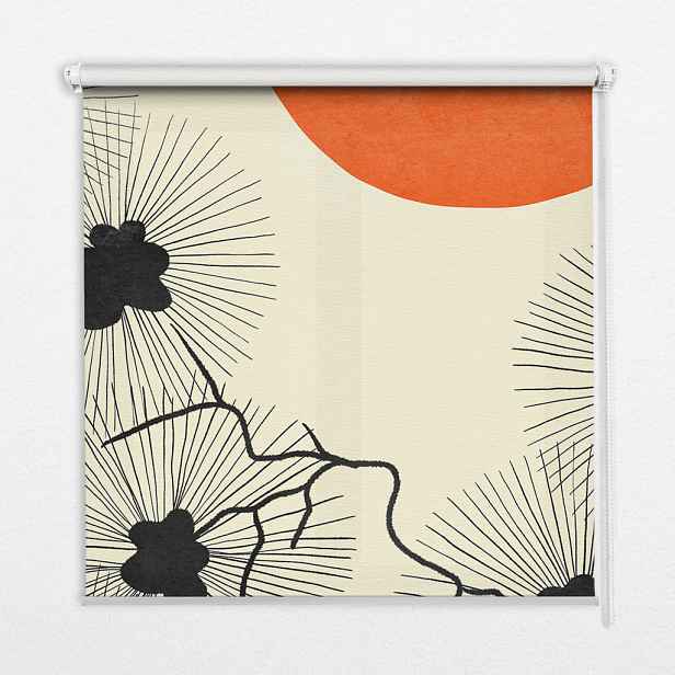 TULUP VNITŘNÍ roleta - okenní roleta - roleta - 100x100 cm - Pampelišky