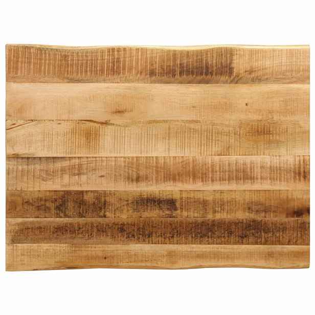 vidaXL Stolní deska živá hrana 90x60x3,8 cm masivní hrubý mangovník