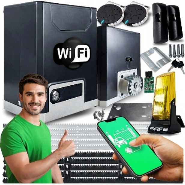 Set Pohon Pro Posuvnou Bránu 600 Lampa lišty ovladače Wifi Supla Automat