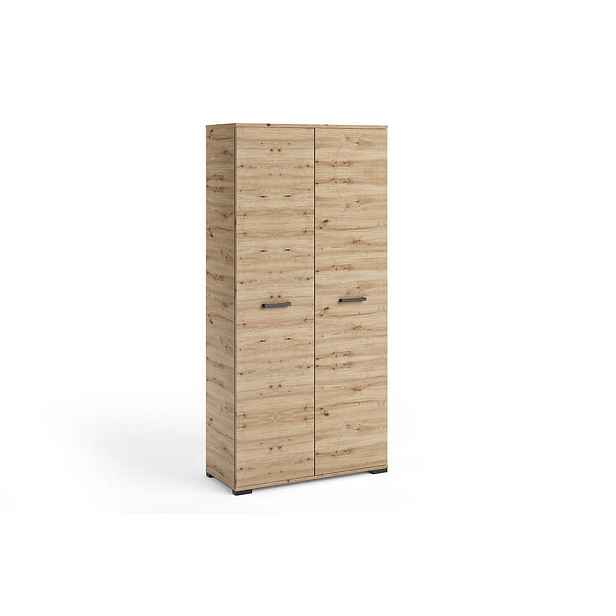 MASSENO ŠATNÍ SKŘÍŇ S OTOČNÝMI DVEŘMI ALBANO, 90/186/56 cm 2dveřová, dub Artisan