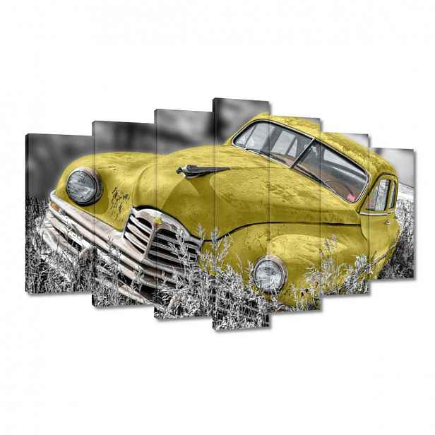 Obrazy 140x80 Žlutý oldtimer