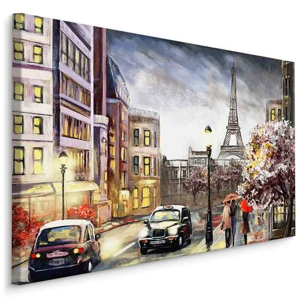 Plátno Zamračený Den V Paříži Varianta: 40x30