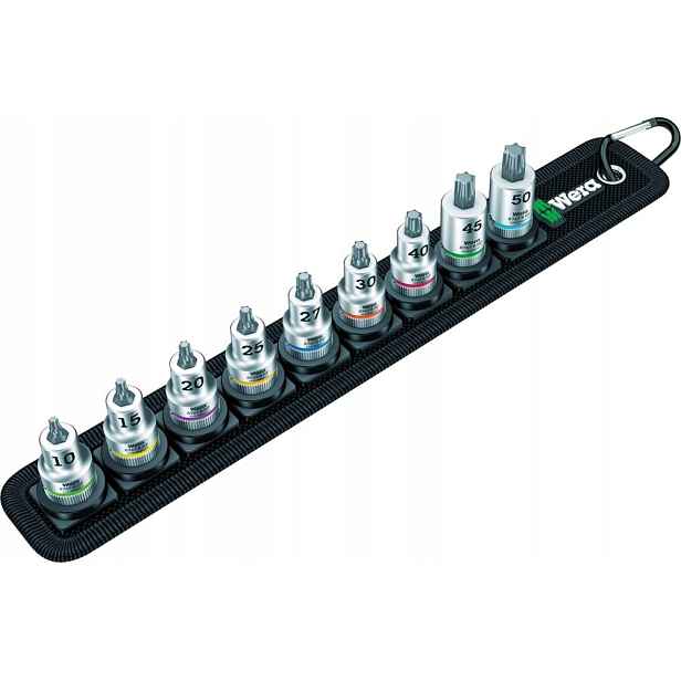 Sada výměnných šroubovacích nástavců 3/8" Torx 8 ks Zyklop Wera