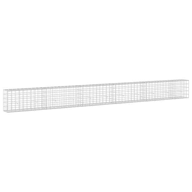 vidaXL Gabion s drátem 5 mm a síťkou 10x10 cm 550x30x50 cm