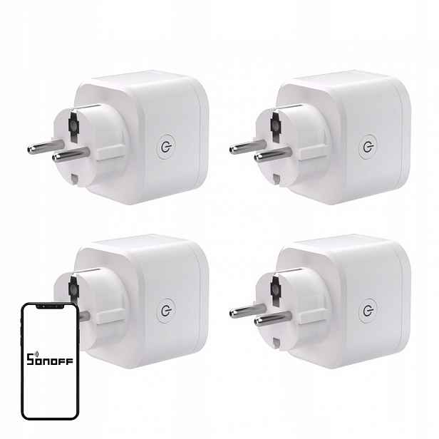 Externí zástrčka Sonoff S61s Matter přes WiFi 4 balení