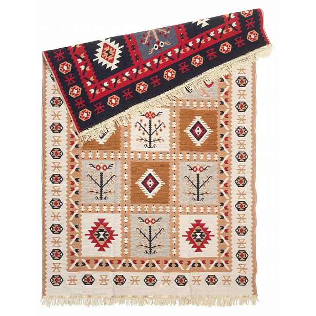 Koberec Kilim Prémiový vzor 120 x 160 cm Boho