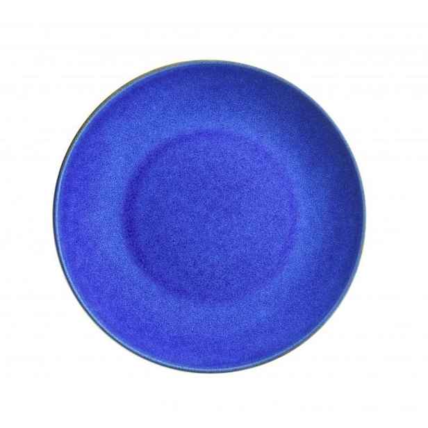 talíř d21,0cm dezertní, OSSIA-tm.modrý, keramika