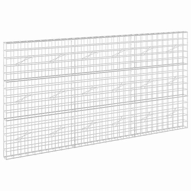 vidaXL Gabion s drátem 5 mm a síťkou 10x10 cm 300x10x150 cm