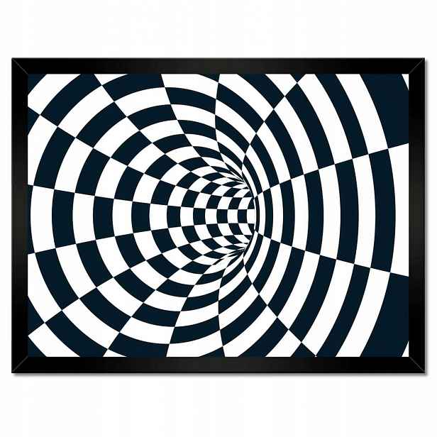 Plakáty v rámu 40x30 Abstrackja černobílá