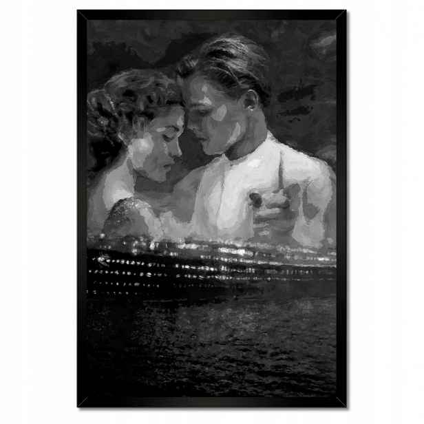 Plakáty v rámu 40x60 Titanic Černobílé