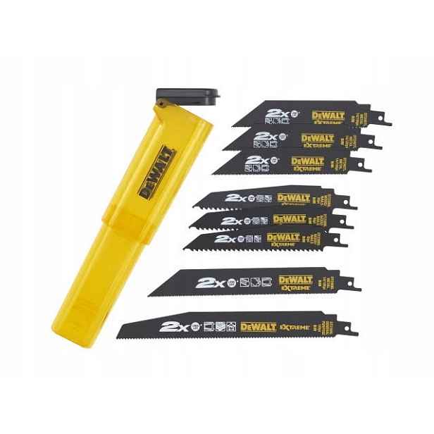 8 ks různých bajonetových pilových listů Extreme Dewalt [DT2443L-QZ]