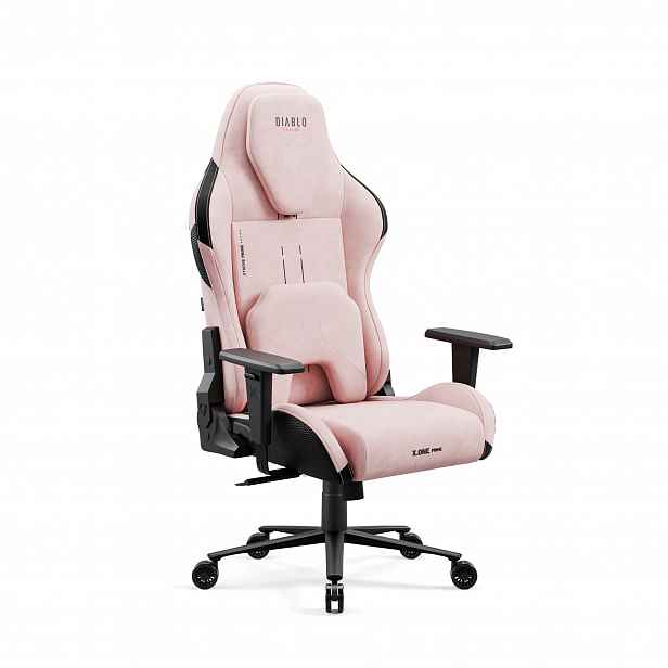 Herní židle Normal Size, černý-růžový: Diablo X-One Prime Akira Pink
