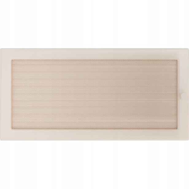 Krbová mřížka 22x45 krémová s žaluzií