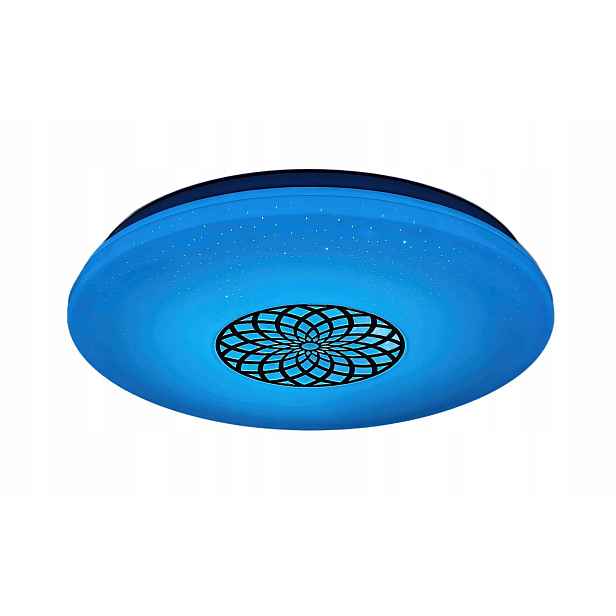 Stropní Svítidlo Rgb s dálkovým ovládáním 39.5 cm Led 24W chrom kulatý Ophelia 5364 Rabalux