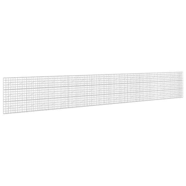 vidaXL Gabion s drátem 5 mm a síťkou 10x10 cm 1050x10x150 cm