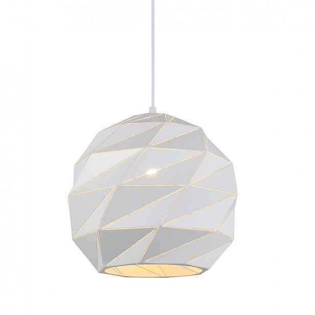 Závěsná lampa Lustr Palermo Bílá E27 Led Osvětlení do pracovny Italux