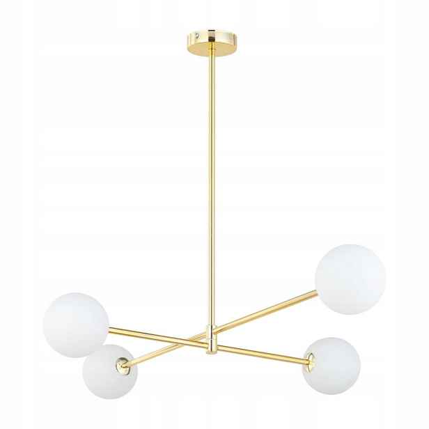 Závěsné Stropní Svítidlo Lustr Stropní Svítidlo Bílý Zlatý Sarius 4xG9 Tk Lighting