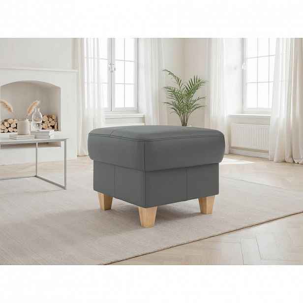 Sit & More TABURET, kůže, 58/48/58 cm
