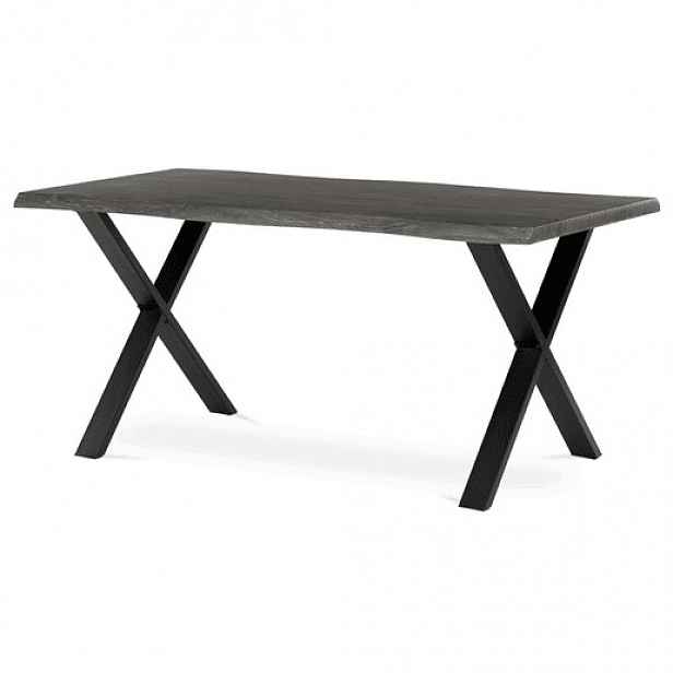 Jídelní stůl Autronic 160x90 cm šedá MDF HT-F4316 GREY
